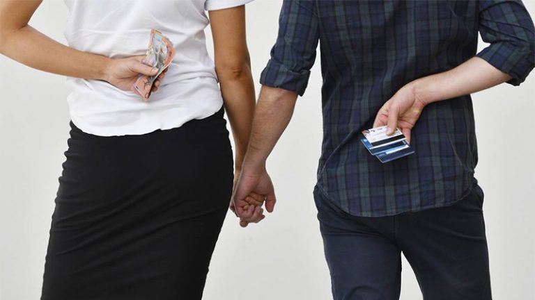 MyState Bank couples survey finds we're a sneaky lot with money