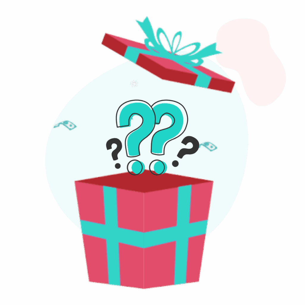icon opened pink box